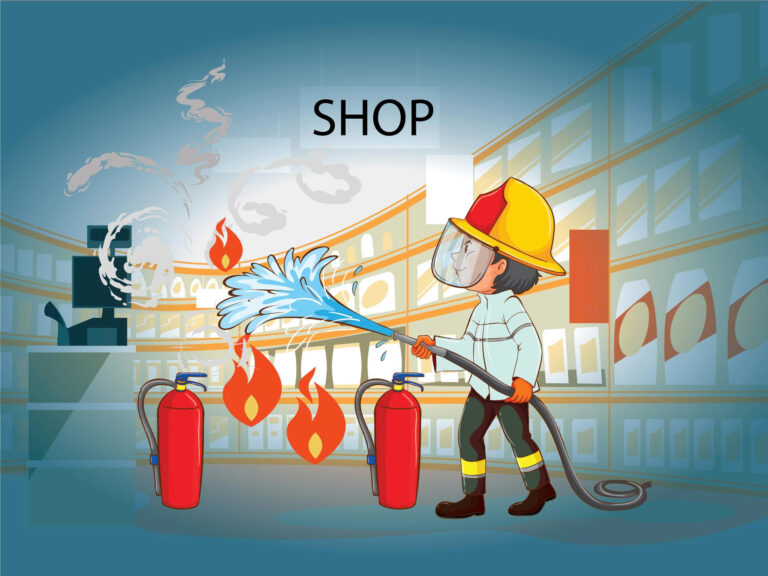 Bảo vệ Phú Mỹ Hưng phát hiện và dập tắt kịp thời cháy tại một siêu thị